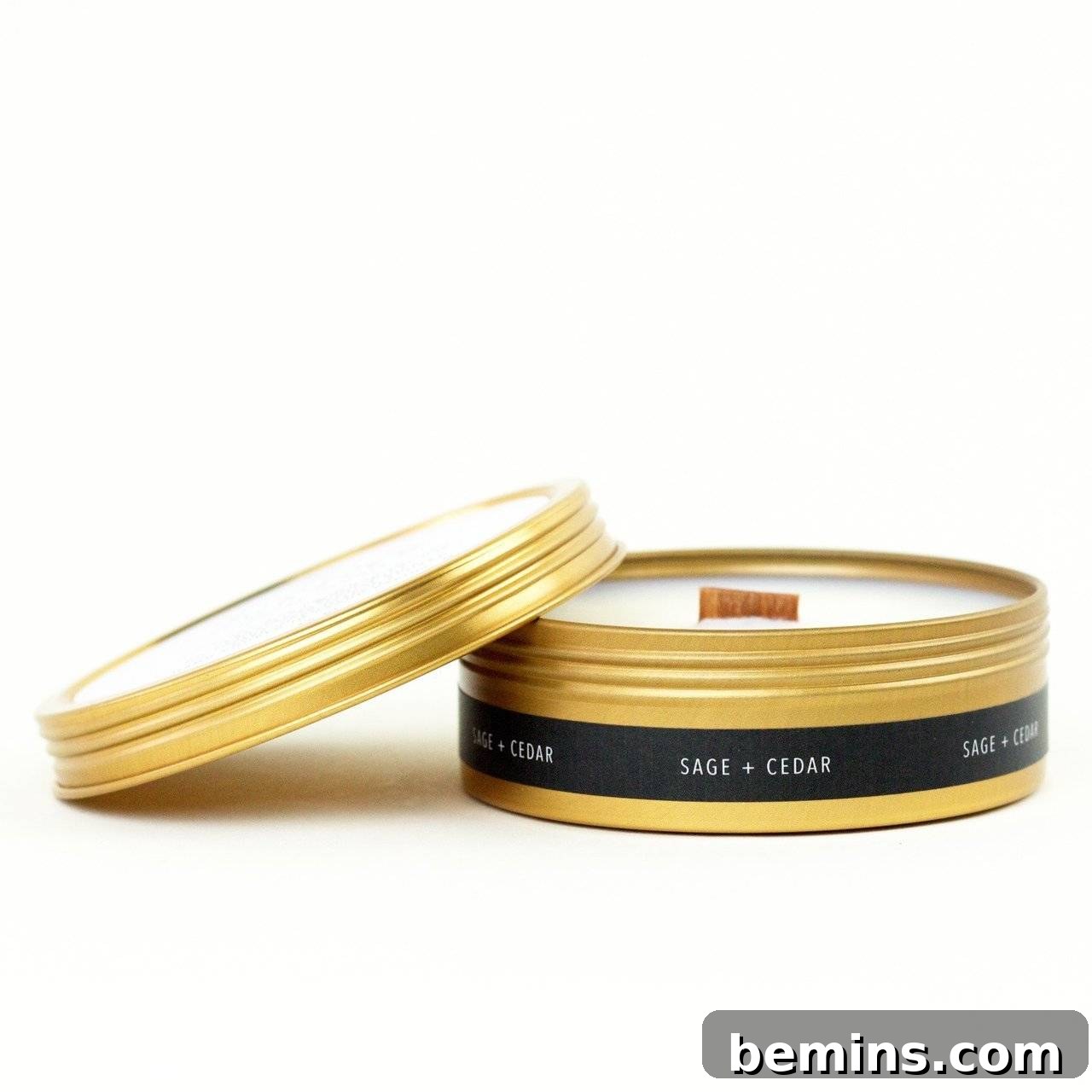 Wood wick candle