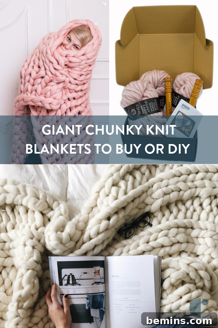 Cozy Chunky Knit Blanket Inspiration