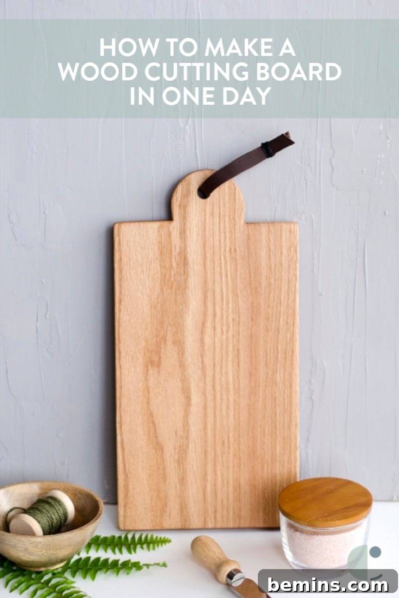 Craft a Custom Cutting Board: A Quick DIY Project 13 Personalized wood cutting board