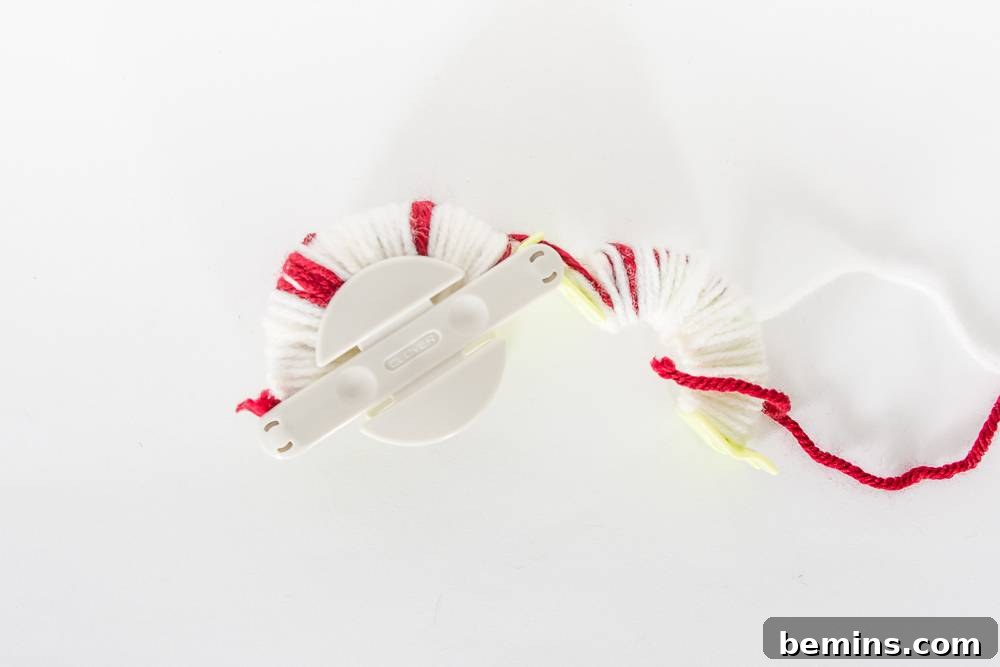 A Vibrant Boho Holiday Pom Pom Wreath 4 Pom-pom maker