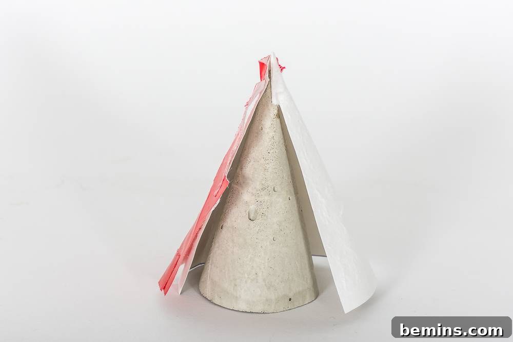Crafting Miniature Concrete Christmas Trees: A DIY Holiday Project 8 DIY Cement Christmas Trees