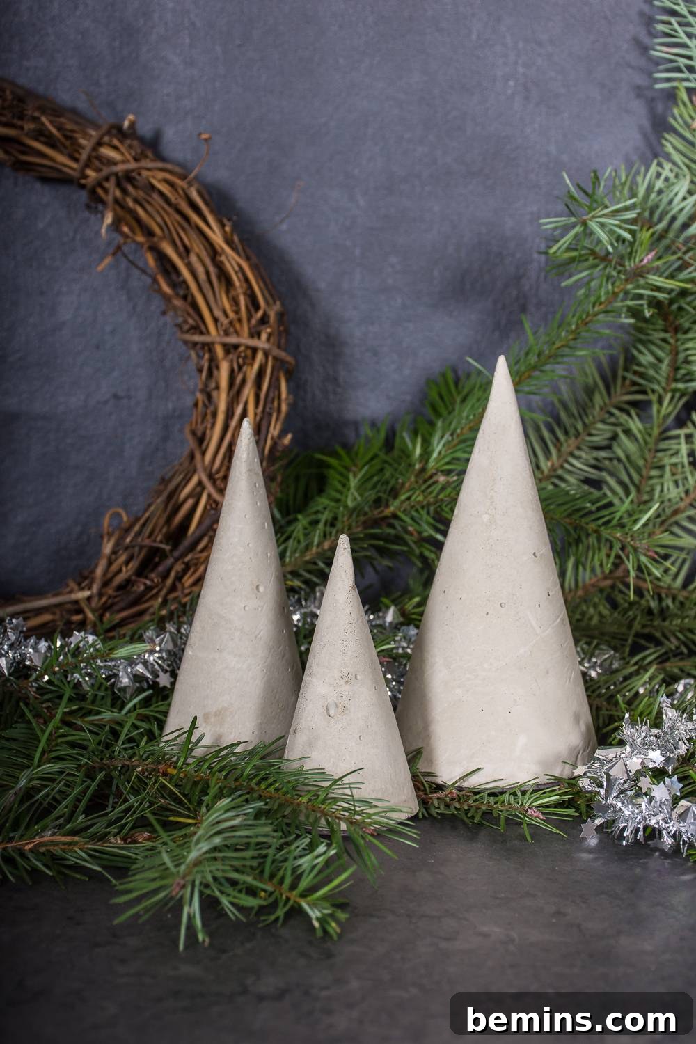 Crafting Miniature Concrete Christmas Trees: A DIY Holiday Project 10 DIY Cement Christmas Trees
