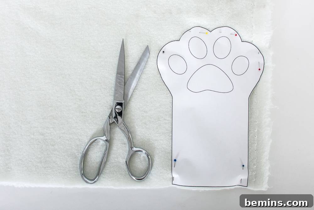 Cut out the pieces