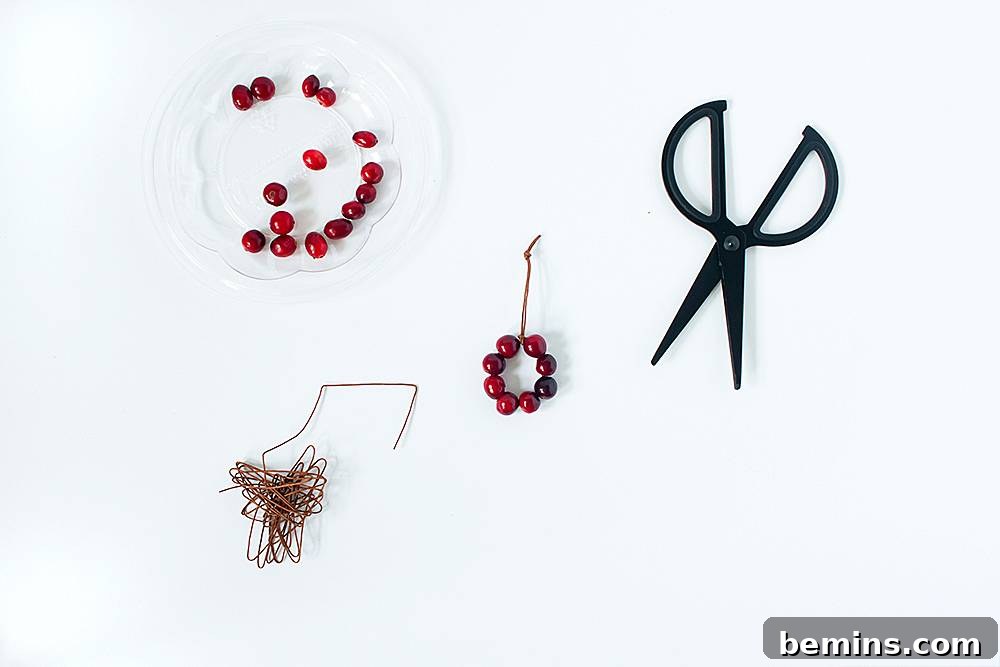 Beads and scissors and other craft tools are shown.