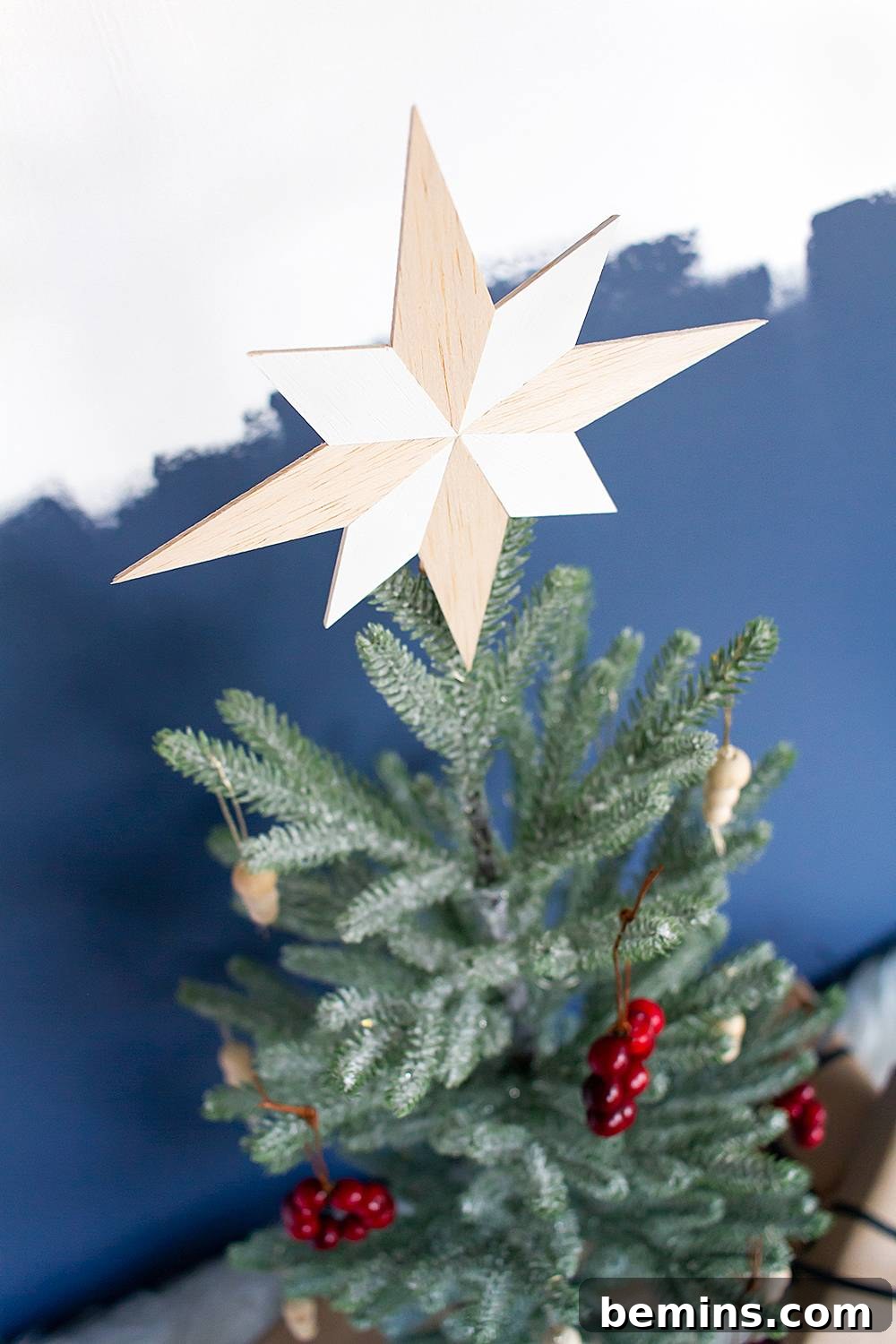DIY Wood Star Tree Topper