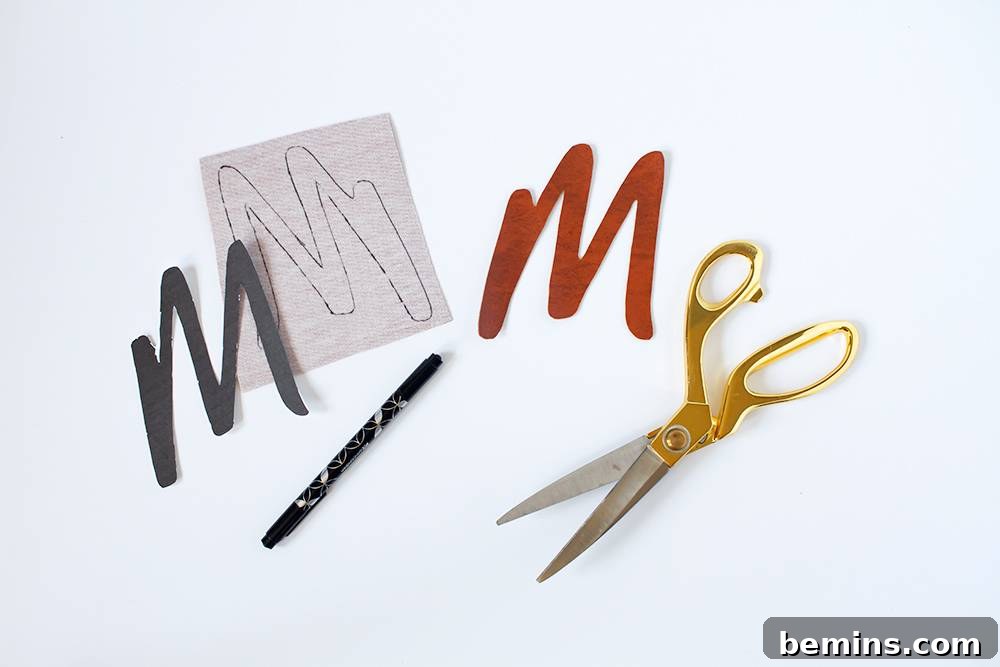 DIY Modern Stockings with Leather