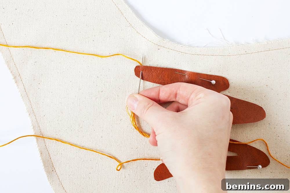 DIY Modern Stockings with Leather