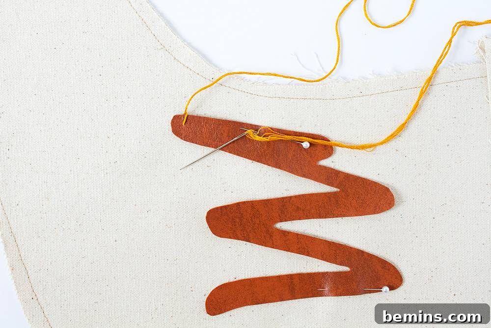 DIY Modern Stockings with Leather