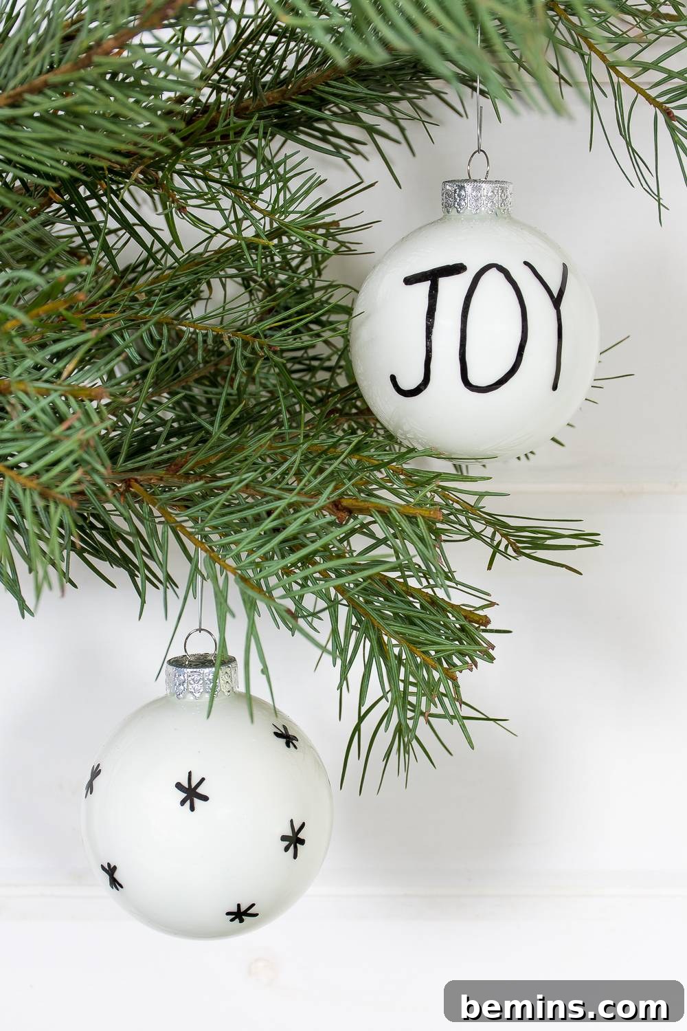 Scandi-style Christmas ornaments