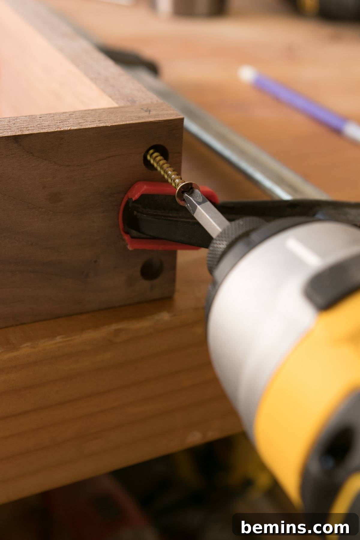 Clamping and Screwing the Parts Together