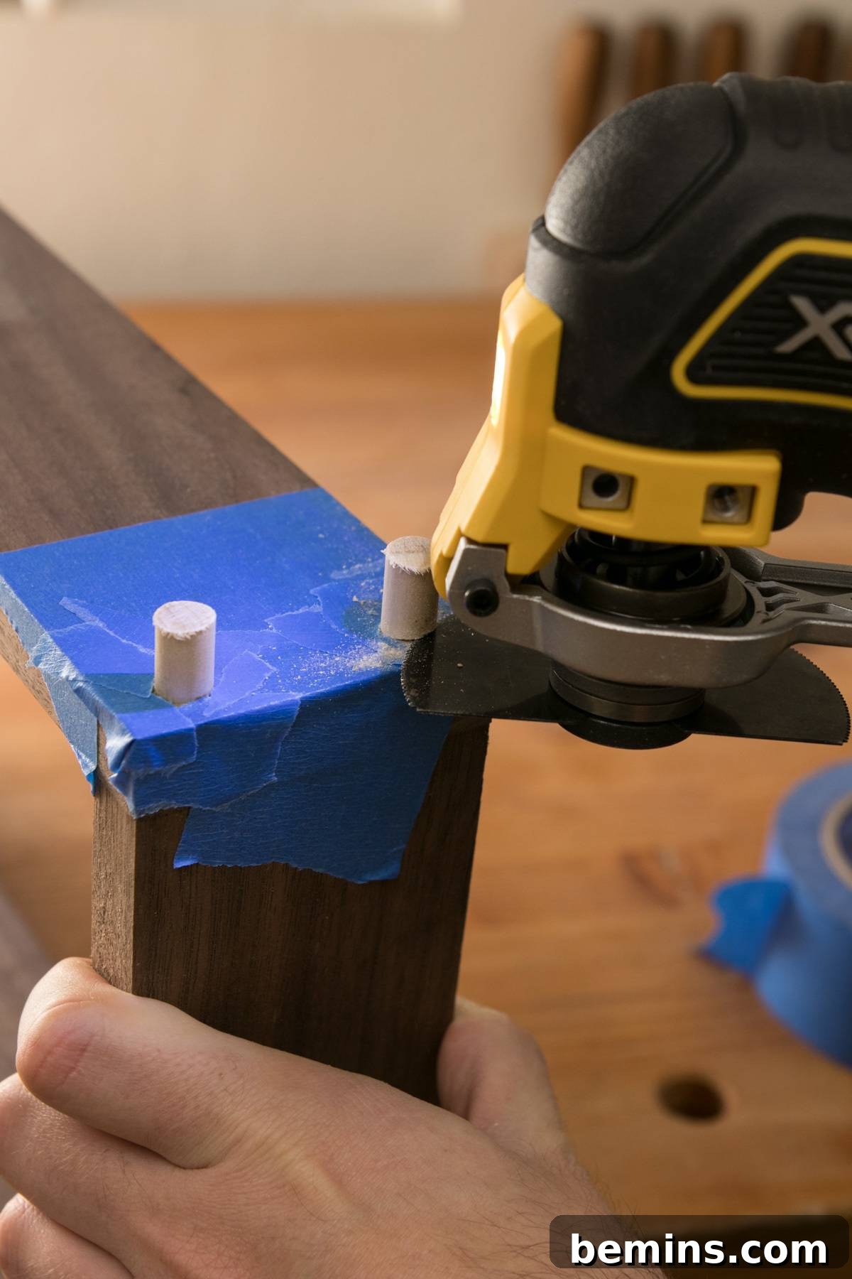 Driving Dowels Home with a Mallet