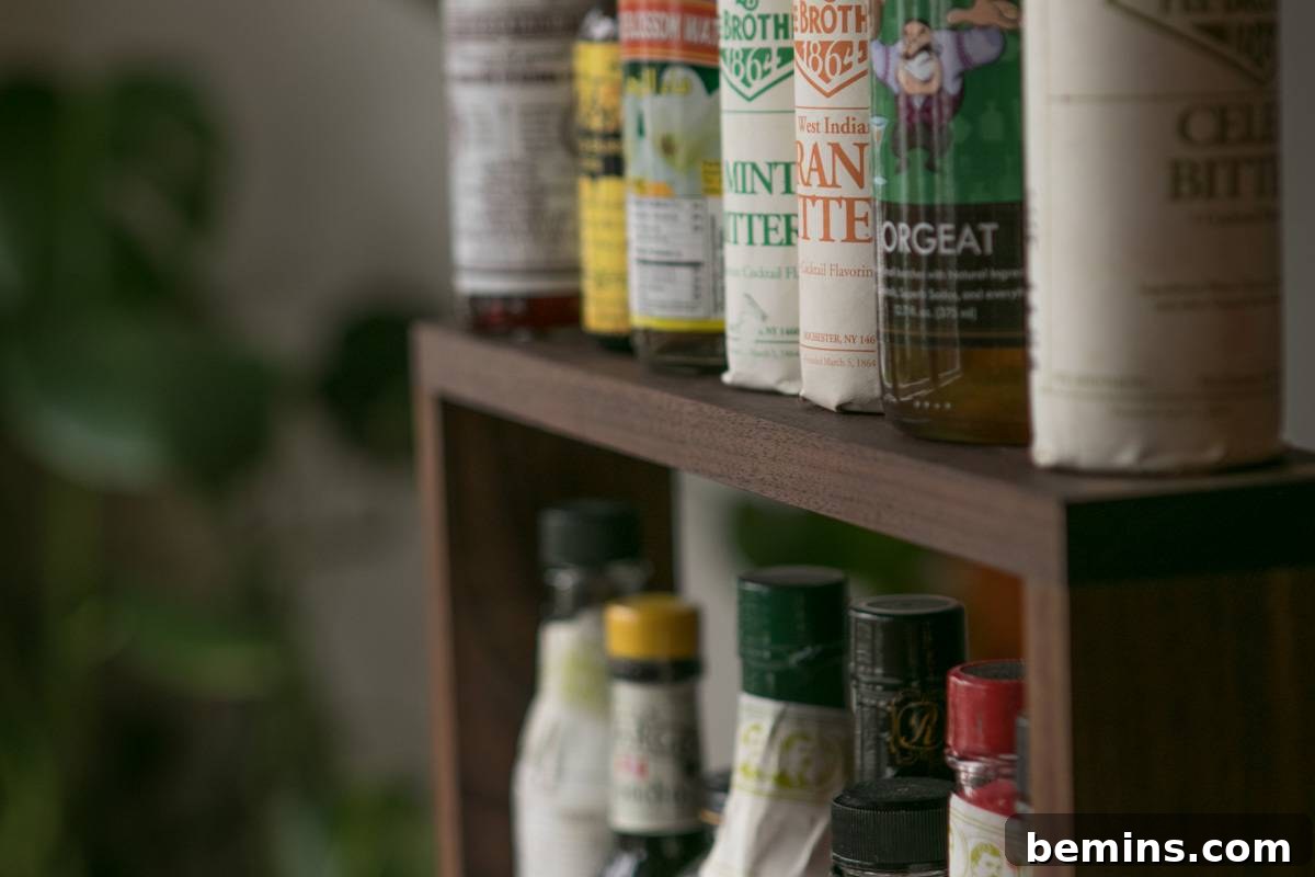 Simple Wood Box Shelf in Use