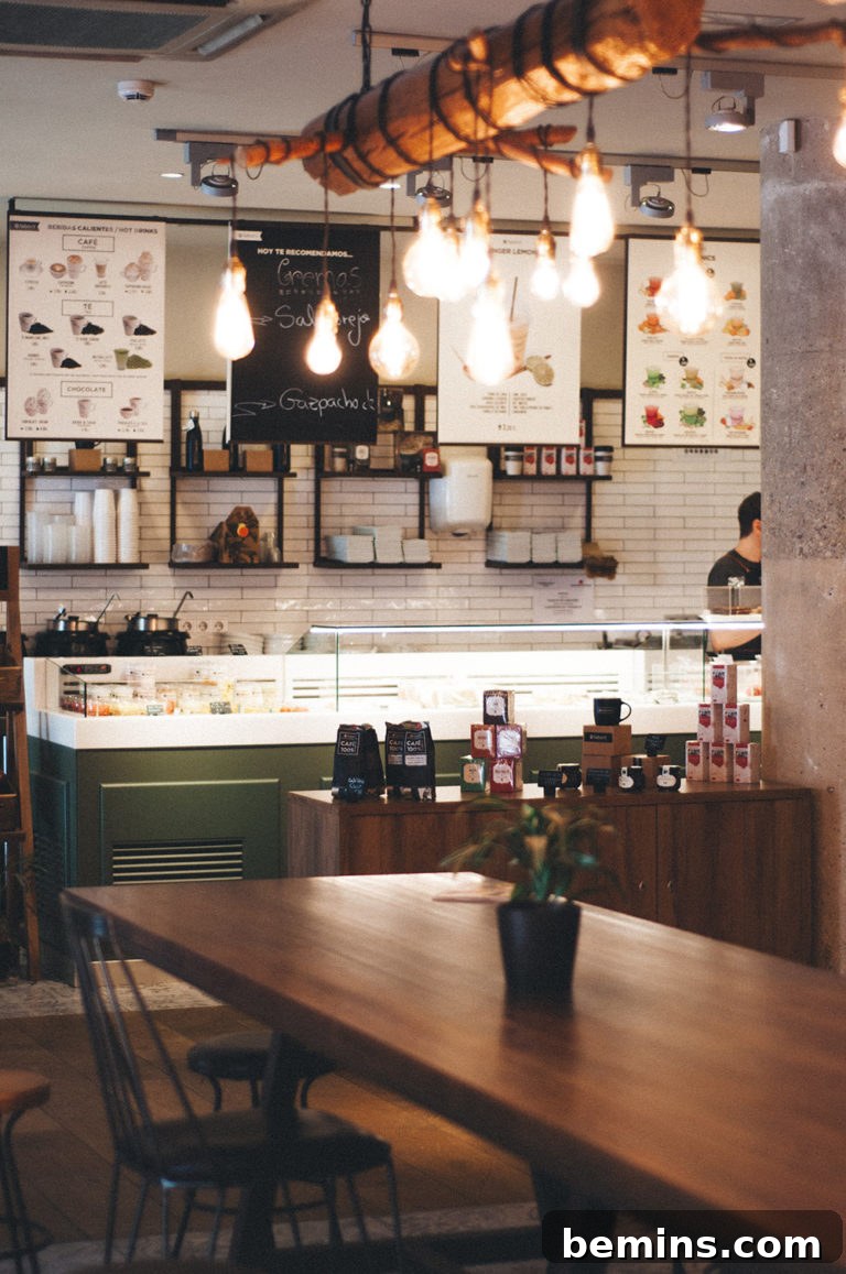 Coffee shop, symbolizing a change of environment