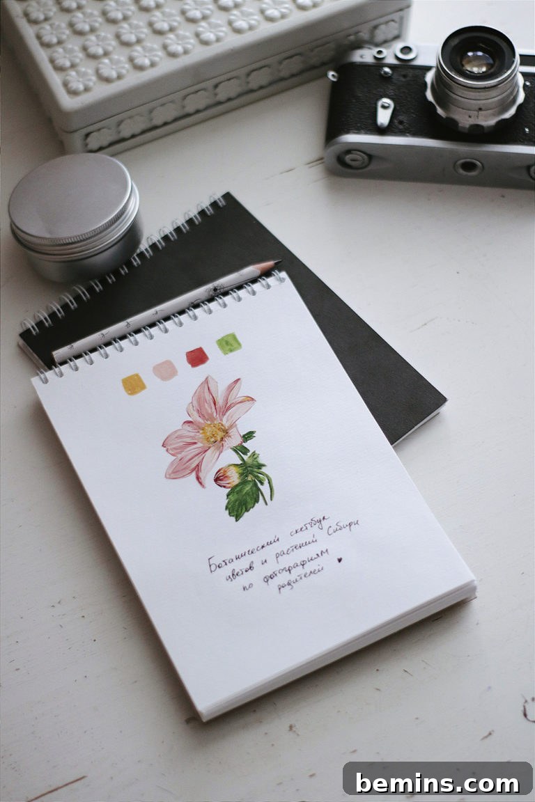 Sketchbook, symbolizing creative expression through drawing