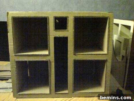 Making Furniture from Cardboard: A DIY Guide 11 Covering the Walls