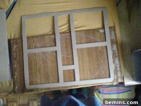 Making Furniture from Cardboard: A DIY Guide 5 Cutting the Cardboard Frontage