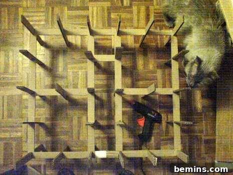 Making Furniture from Cardboard: A DIY Guide 8 Gluing Cross-Pieces