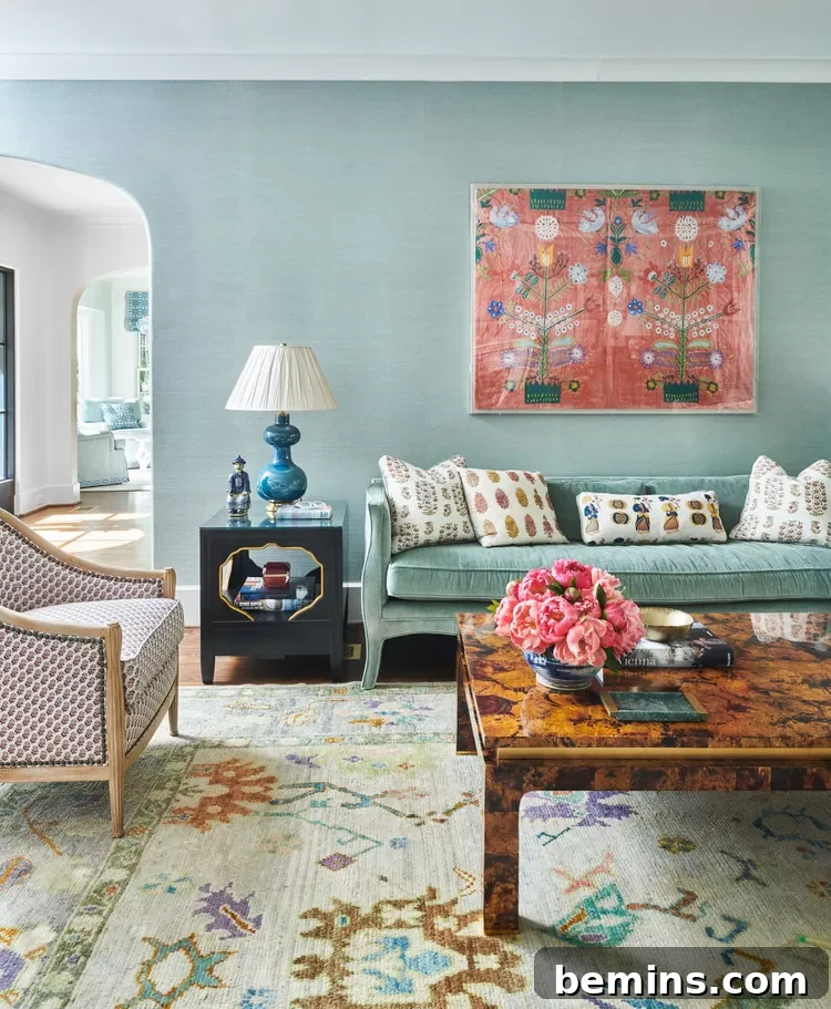 Artwork about the sofa