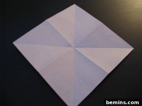 DIY origami heart shapes