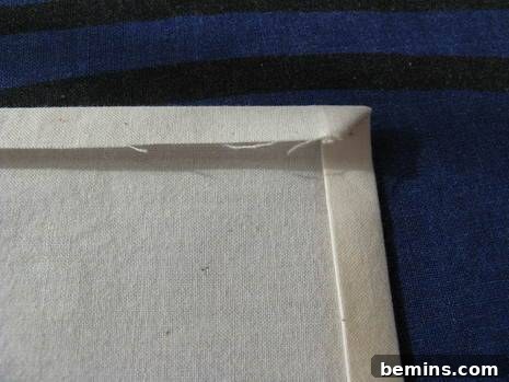 Folding and pressing the top and bottom edges