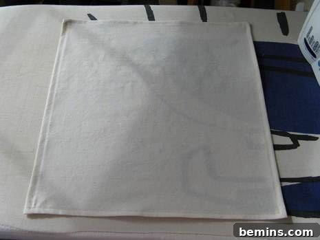 Finished cloth napkin