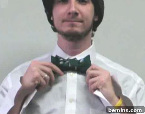 How to Craft a Show-Stopping Bow Tie for Prom 16 Man wearing a stylish DIY bow tie