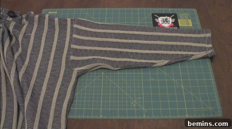 Preparing the Sweater Fabric