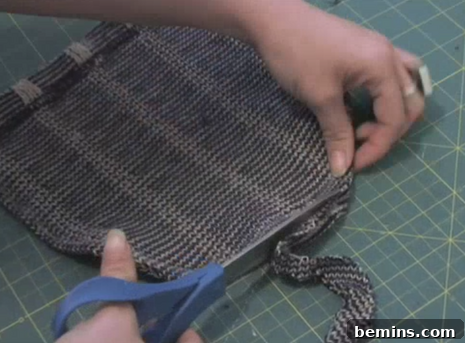 Sewing the Beanie Seam