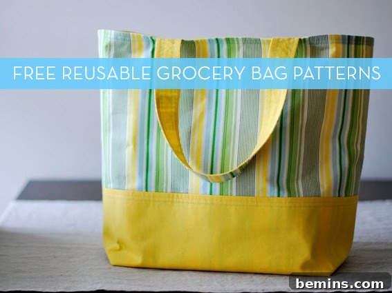 Selection of handmade reusable grocery bags