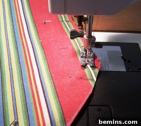 Sewing the Main Seam