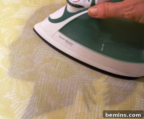 Fabric Silhouette Stapled to Base