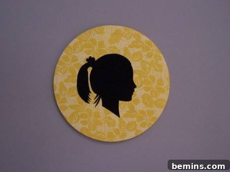 Finished Fabric Silhouette Art