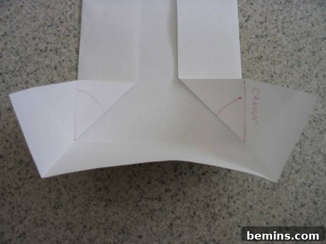The flap is completely folded down, creating a flat surface.