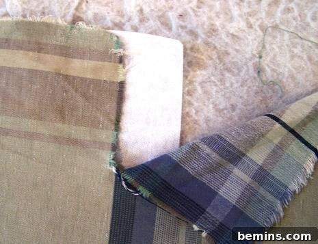 Applying Interfacing to a Small Tear
