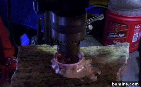 Granite Drilling in progress