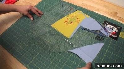 DIY Rain Gear: Transforming a Shower Curtain into a Poncho 11 Sewing hood seam