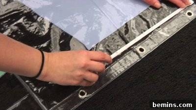 DIY Rain Gear: Transforming a Shower Curtain into a Poncho 4 Measuring a shower curtain