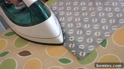 IRONING A CLOTH