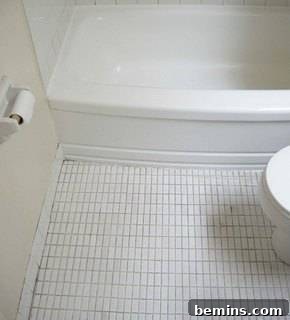 After: A refreshed and inviting bathroom space