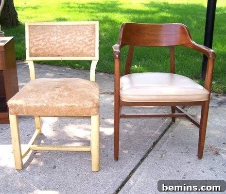 Upholstered side chair project