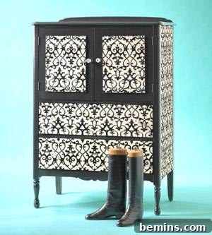 Nine Brilliant Bookcase Transformations 11 Half-Stripped Chest - After