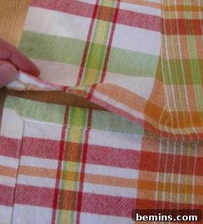 Sewing Napkins Together