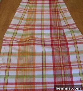 Two Napkins Sewn Together