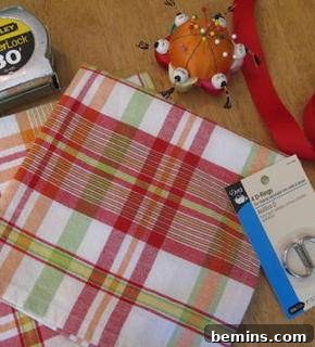 Materials for DIY Apron