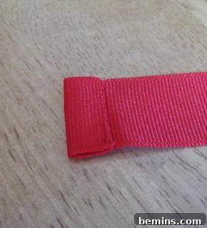 Finishing Ribbon Ends