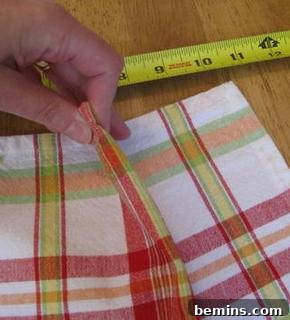 Folding Napkin for Apron