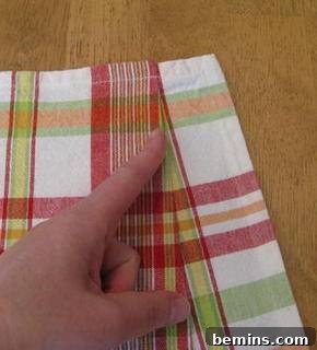 Sewing Along the Fold