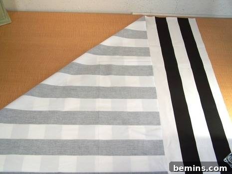 Folding Fabric for 45-Degree Angle