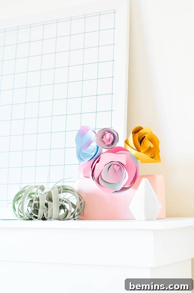 Crafting Paper Roses: A Beginner's Guide 7 A beautiful bouquet of handcrafted paper roses, perfect for any occasion.