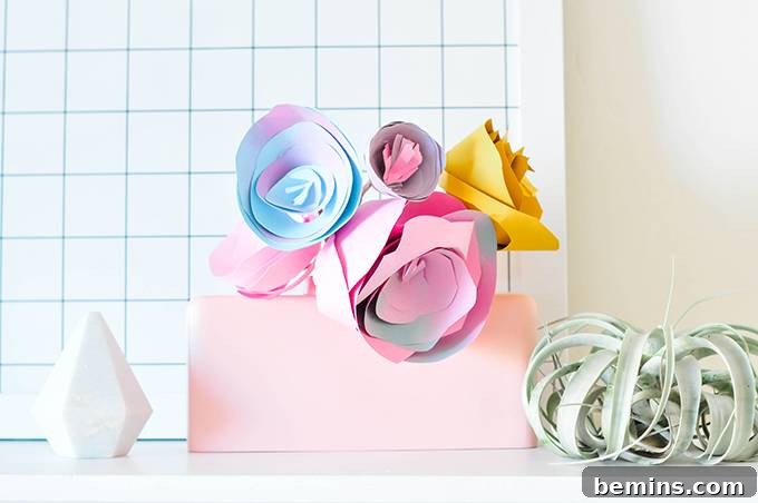 Crafting Paper Roses: A Beginner's Guide 9 Perfect for Pinterest: Learn how to make paper roses with this easy tutorial!